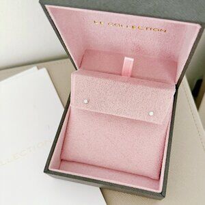 SOLD .21 ctw EF Collection Solitaire Diamond Stud Earring 14K White Gold Pair